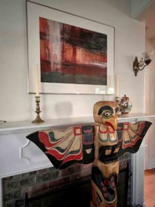Totem Pole Honoring the Original Home-Seattle Design Tour 2024