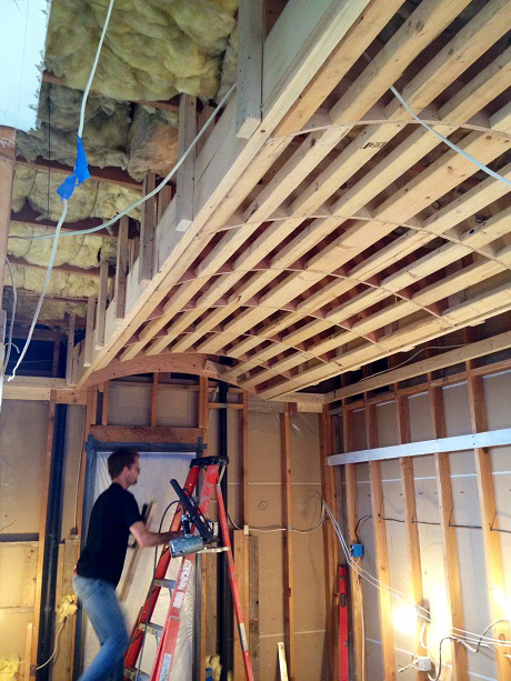 Vaulted Ceiling Construction